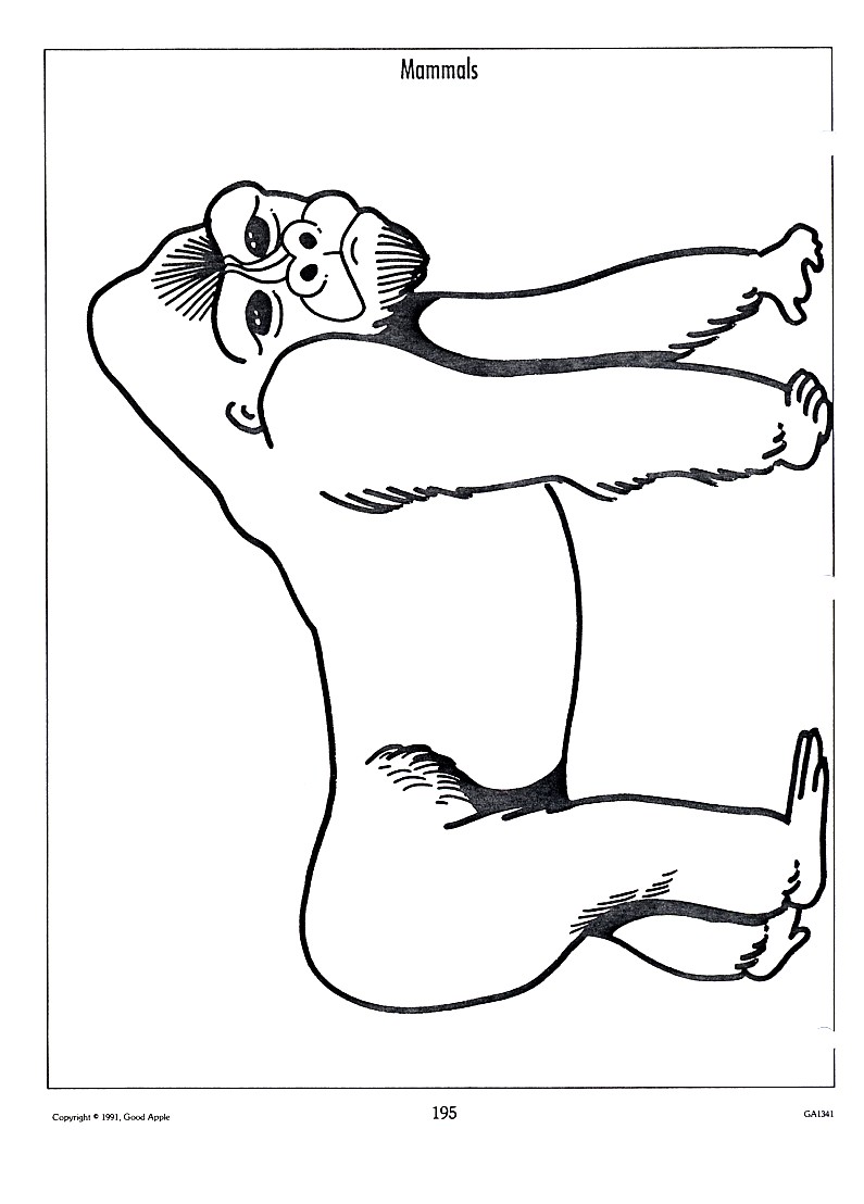 Kolorowanka z Gorylem - Edukacyjna Zabawa dla Dzieci kolorowanka do druku